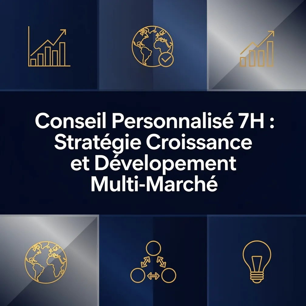 Conseil Personnalisé 7H : Stratégie Croissance et Développement Multi-Marché